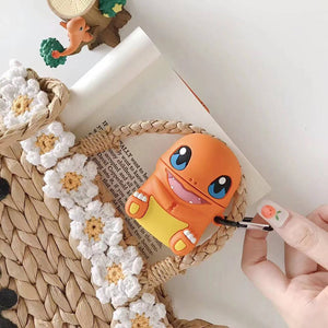 Pokemon Airpods Case Cover for 1/2/pro (Pikachu Charmander Eevee Squirtle Bulbasaur Togepi)