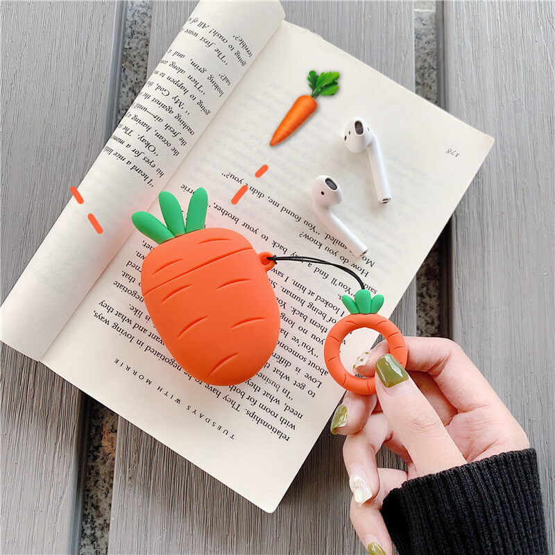 Carrot Airpods Case Cover for 1/2