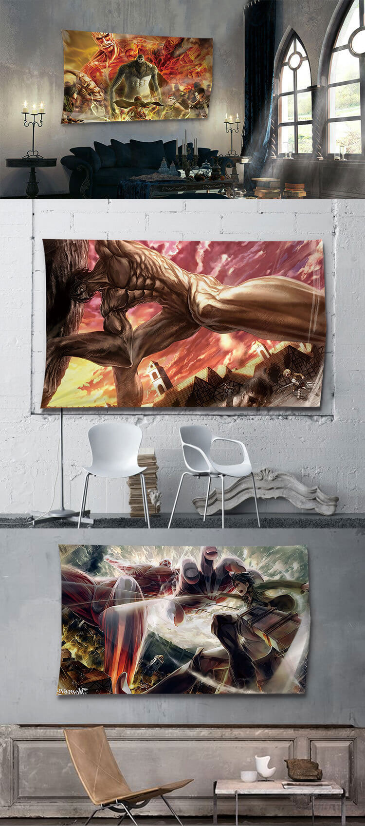Attack on Titan Wall Hanging Tapestry Wall Décor