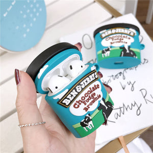 Ben & Jerry's Cow ice cream Airpods Case Cover for 1/2/pro/3
