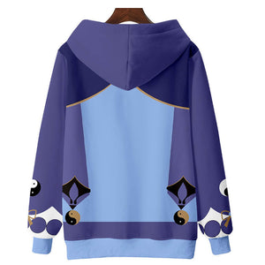 Genshin Impact long Sleeves zip-up hoodie