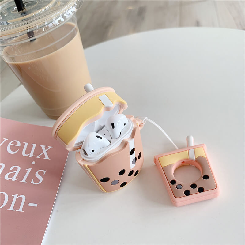 Bubble Tea Airpods Case Cover for 1/2/pro