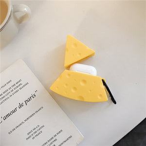 Cheese Airpods Case Cover for 1/2