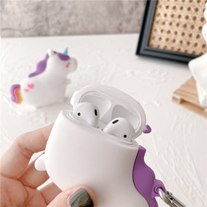 Robot Unicorn Attack Airpods Case Cover for 1/2/pro