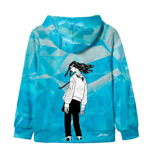 Tokyo Revengers long sleeves 3D print hoodie for kids