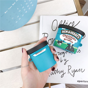 Ben & Jerry's Cow ice cream Airpods Case Cover for 1/2/pro/3