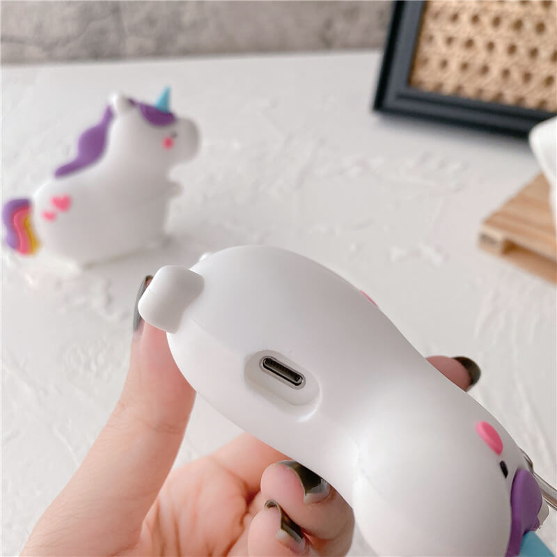 Robot Unicorn Attack Airpods Case Cover for 1/2/pro