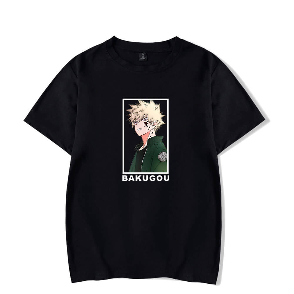 My Hero Academia Bakugou Katsuki short sleeves T-shirt(5 colors)