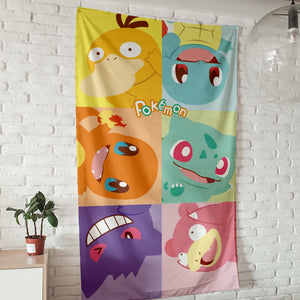 Pokemon Wall Hanging Tapestry Wall Decor