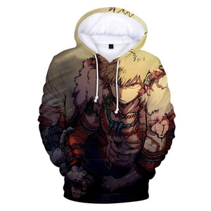 My Hero Academia 3D print long sleeves hoodie