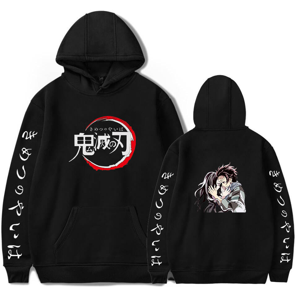 Demon Slayer Tanjiro Kamado & Nezuko long sleeves hoodie(6 colors)