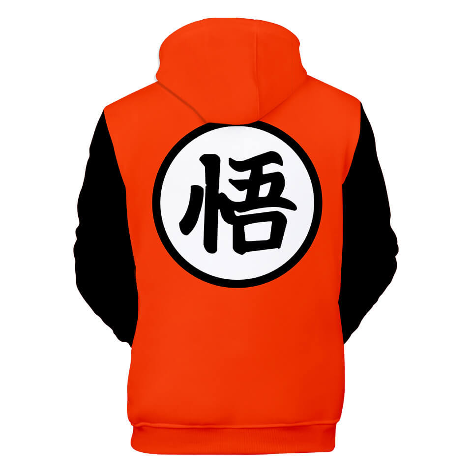 Dragon Ball Goku 3D print long sleeves hoodie(3 colors)