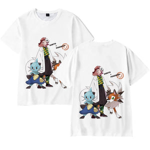 Demon Slayer Sabito x Pokemon short sleeves t-shirt