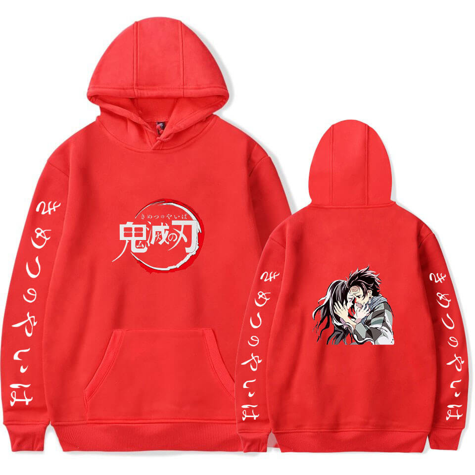 Demon Slayer Tanjiro Kamado & Nezuko long sleeves hoodie(6 colors)