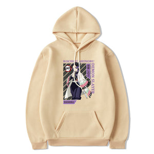 Demon Slayer Kochou Shinobu Long Sleeve Hoodie 6 colors