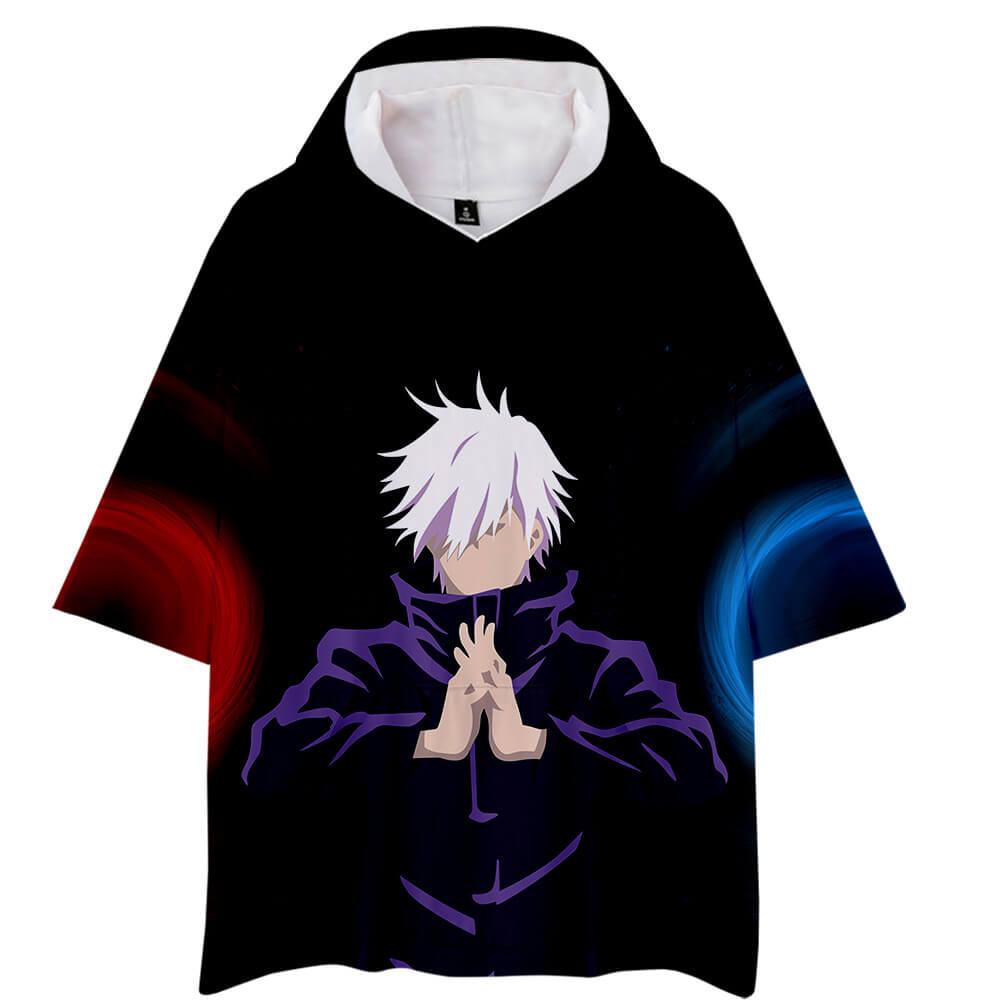 Jujutsu Kaisen 3D print short Sleeves Hoodie