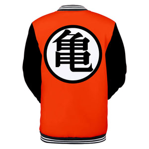 Dragon Ball Kame  3D print long sleeves baseball suit/t-shirt(6 colors)