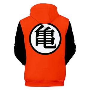 Dragon Ball Kame  3D print long sleeves hoodie(3 colors)