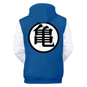 Dragon Ball Kame  3D print long sleeves hoodie(3 colors)