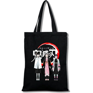 Demon Slayer Canvas Tote Bag Shopping Bag