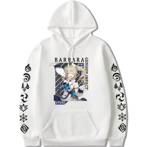 Genshin Impact Hydro Barbara long sleeves hoodie 6 colors