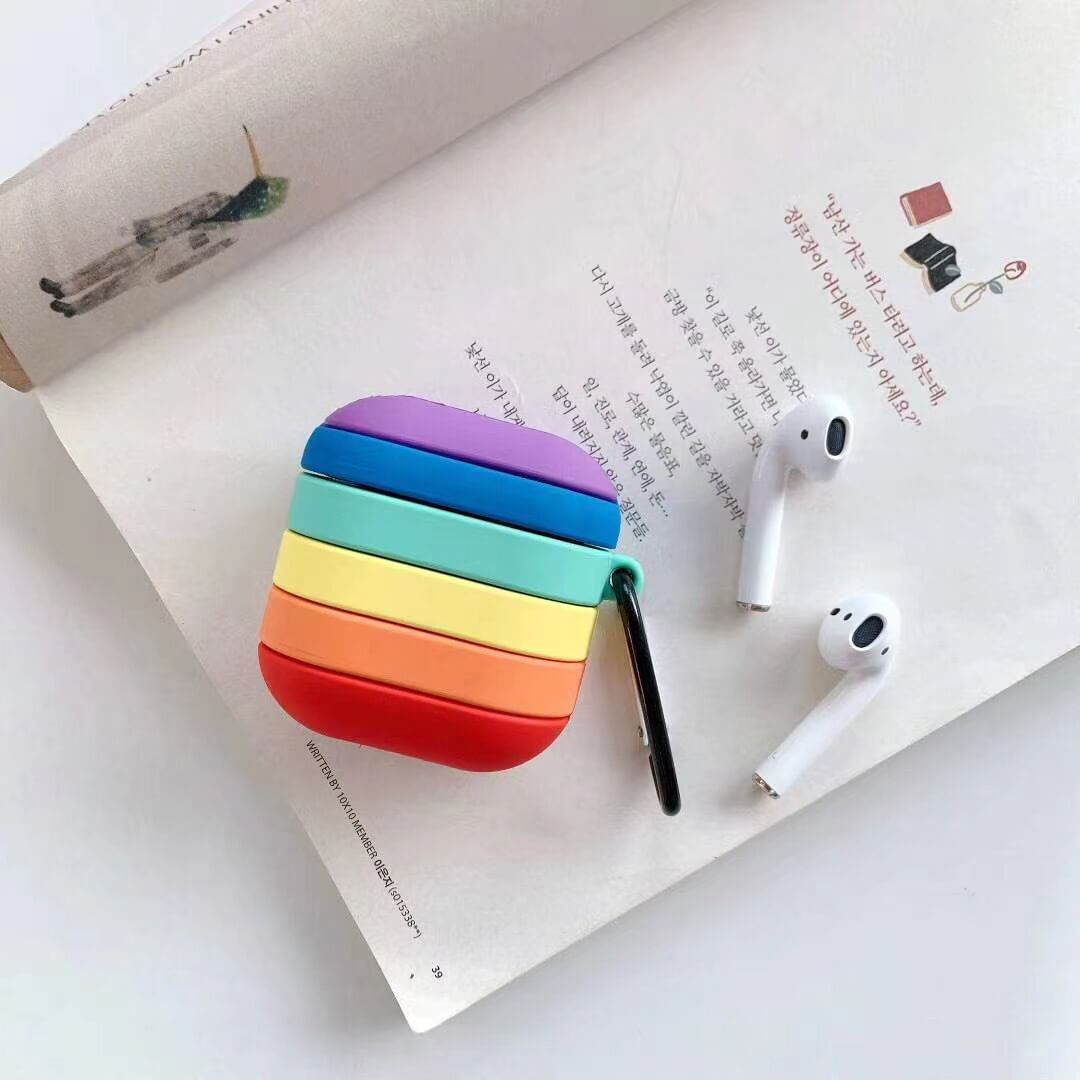 Rainbow Airpods Case Cover for 1/2/pro