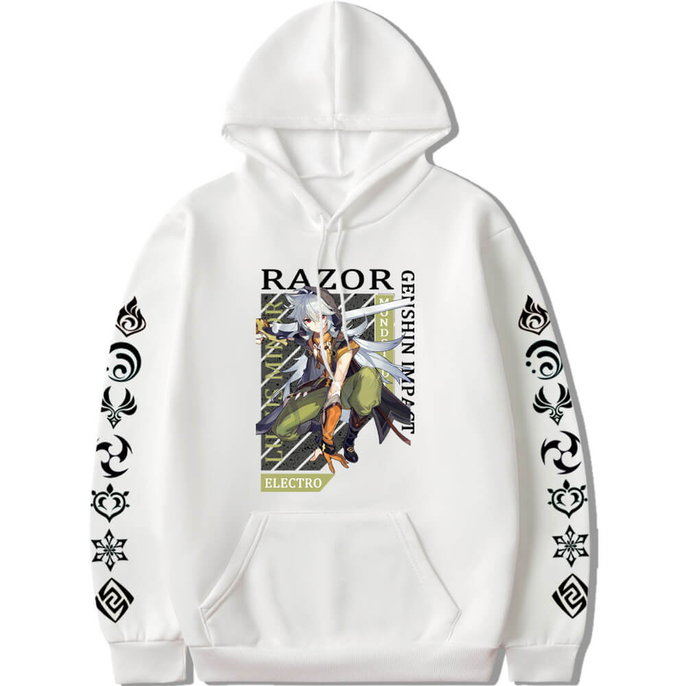 Genshin Impact Elecro Razor long sleeves hoodie 6 colors