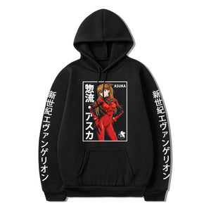 Neon Genesis Evangelion Asuka Langley Soryu long sleeves hoodie 6 colors
