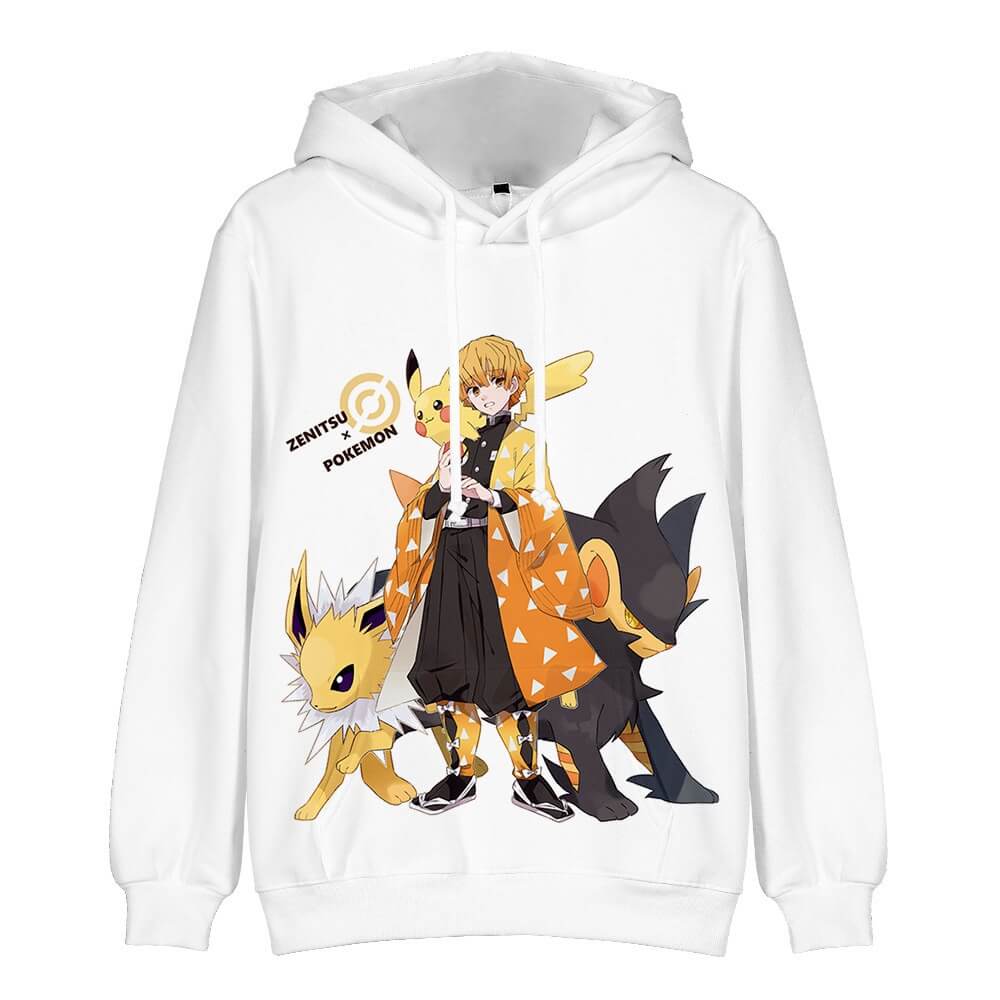 Zenitsu x Pokemon long Sleeves hoodie