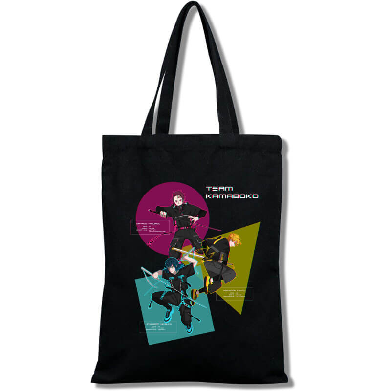 Demon Slayer Canvas Tote Bag Shopping Bag