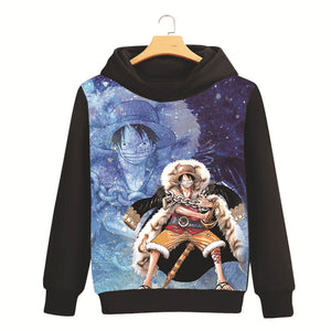 One Piece Luffy long sleeves hoodie 3 color