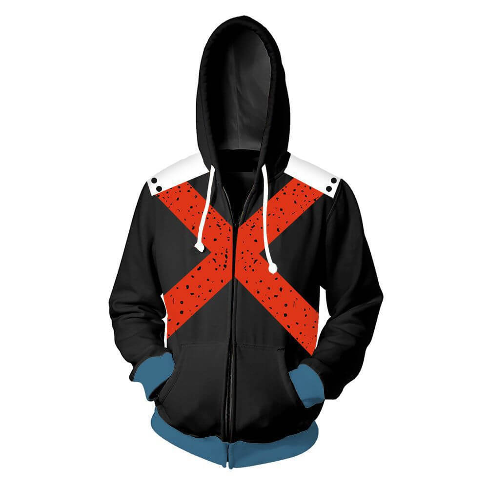 My Hero Academia Long Sleeves cosplay zip-up Hoodie