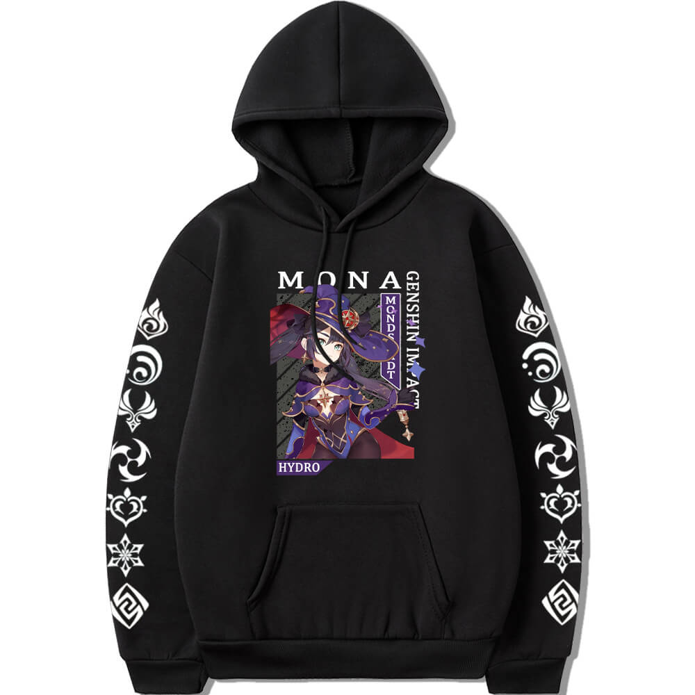 Genshin Impact Hydro Mona long sleeves hoodie 6 colors