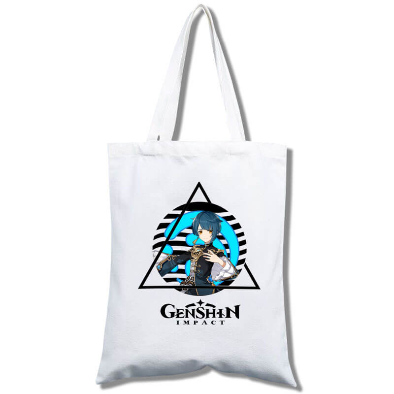 Genshin Impact Canvas Tote Bag Shopping Bag