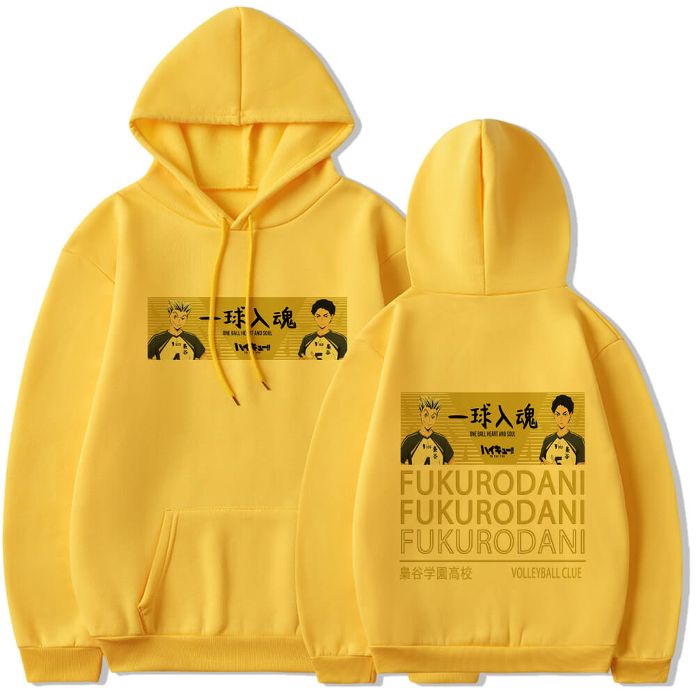 Haikyuu Fukurodani Long sleeves hoodie 6 colors