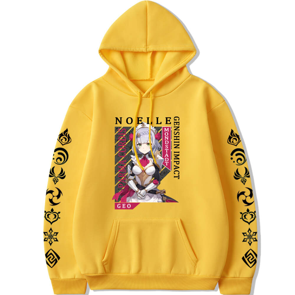 Genshin Impact Geo Noelle long sleeves hoodie 6 colors