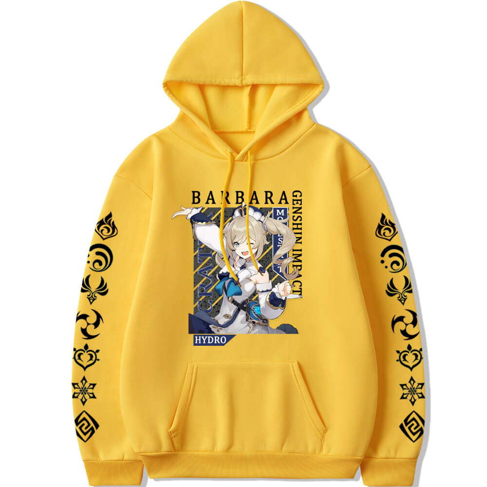 Genshin Impact Hydro Barbara long sleeves hoodie 6 colors