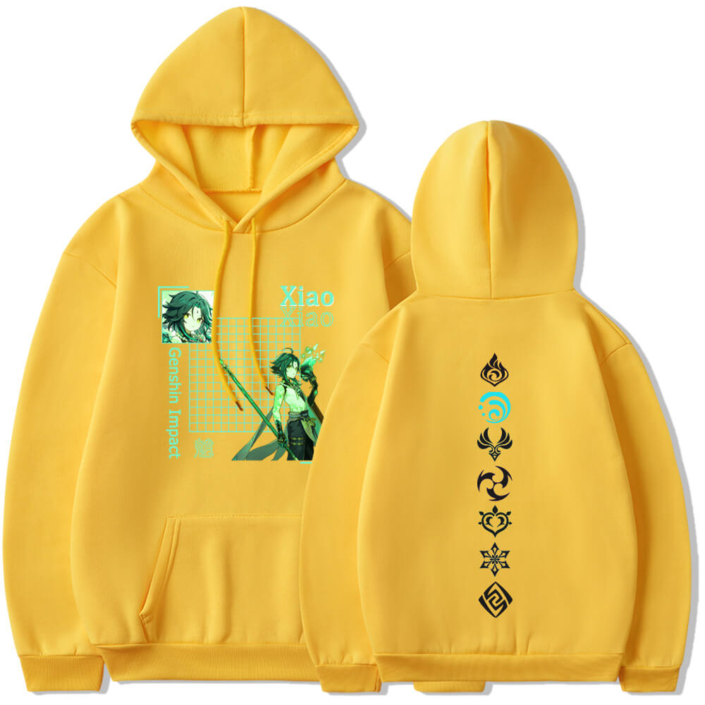 Genshin Impact Anemo Xiao long sleeves hoodie 6 colors