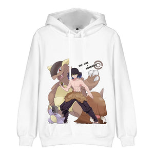 Inosuke x Pokemon long Sleeves hoodie