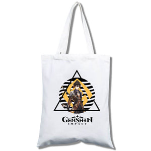 Genshin Impact Canvas Tote Bag Shopping Bag