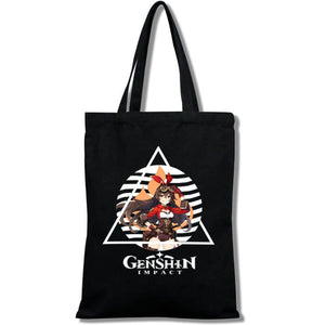 Genshin Impact Canvas Tote Bag Shopping Bag