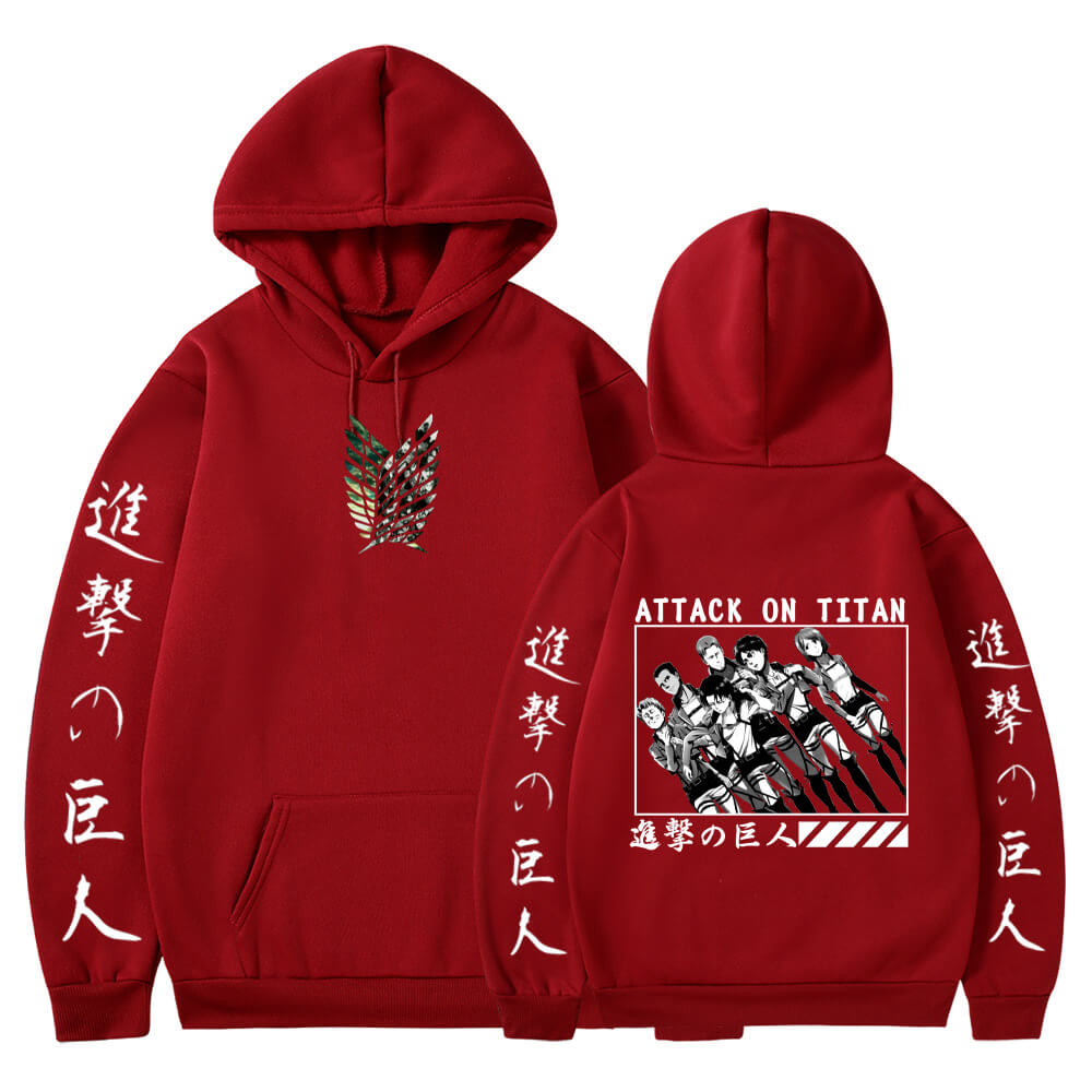 Attack on Titan long Sleeves hoodie 10 colors