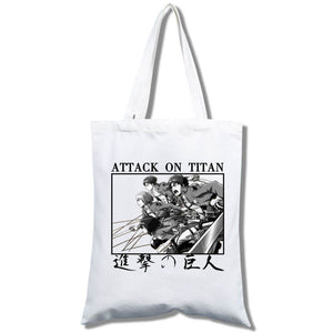 Attack on Titan Canvas Tote Bag Shopping Bag