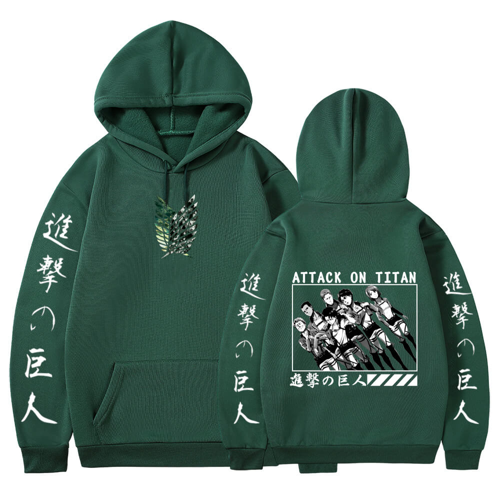 Attack on Titan long Sleeves hoodie 10 colors