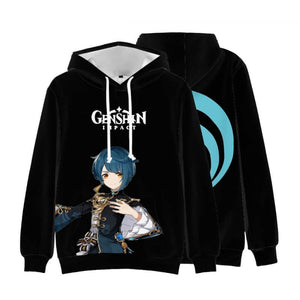Genshin Impact long Sleeves 3D print hoodie