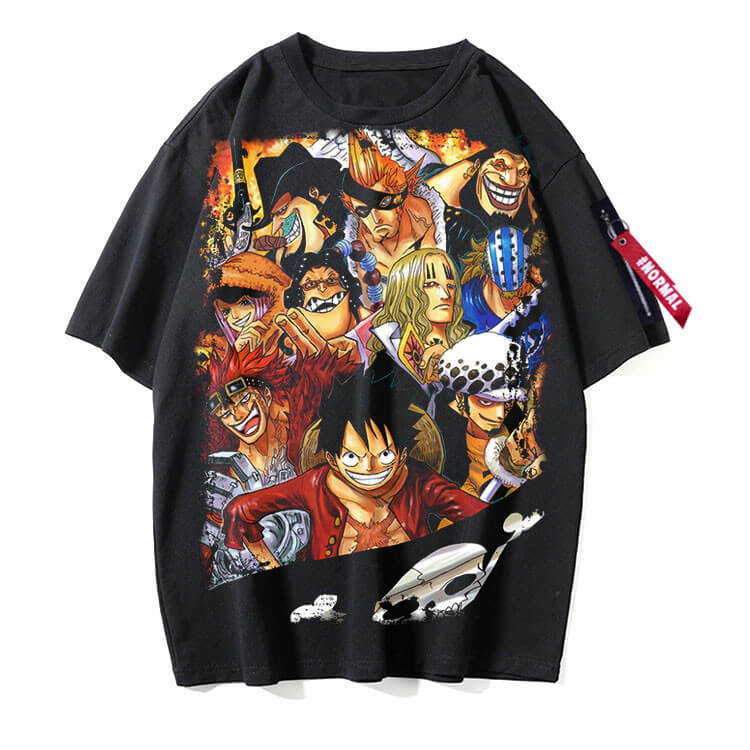 One Piece Luffy sleeves t-shirt 2 style
