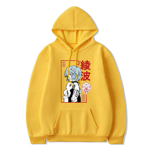 Neon Genesis Evangelion Ayanami Rei long sleeves hoodie 6 colors