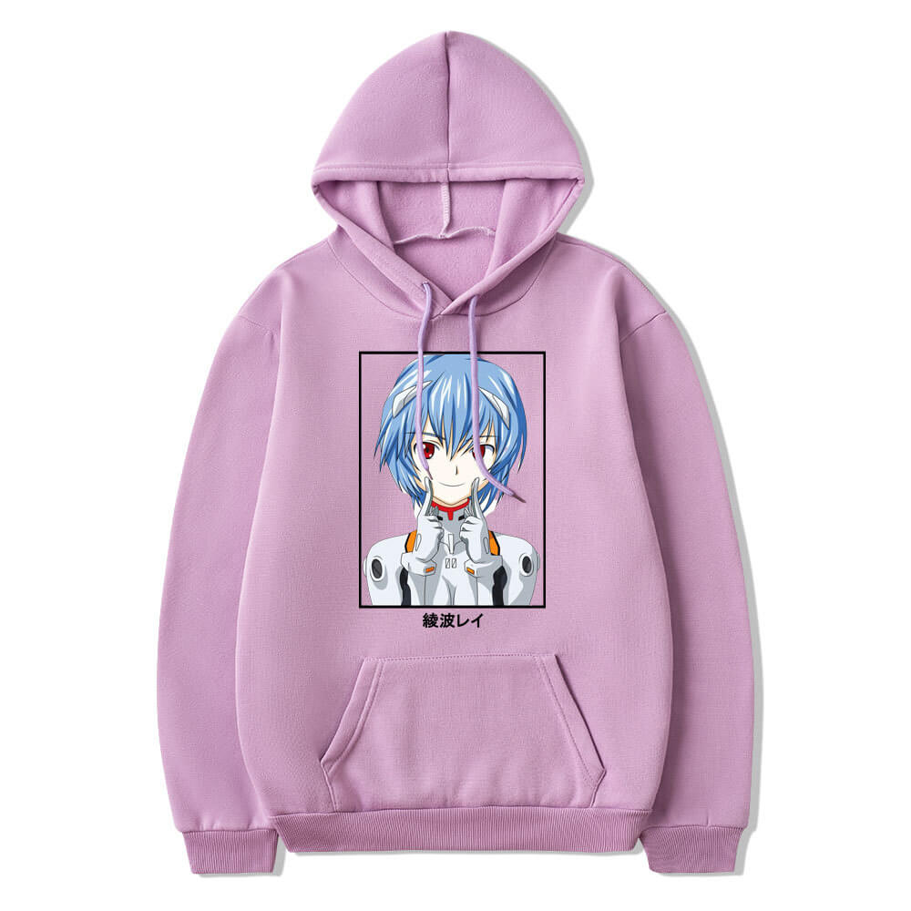 Neon Genesis Evangelion Ayanami Rei long sleeves hoodie 6 colors