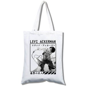 Attack on Titan Canvas Tote Bag Shopping Bag