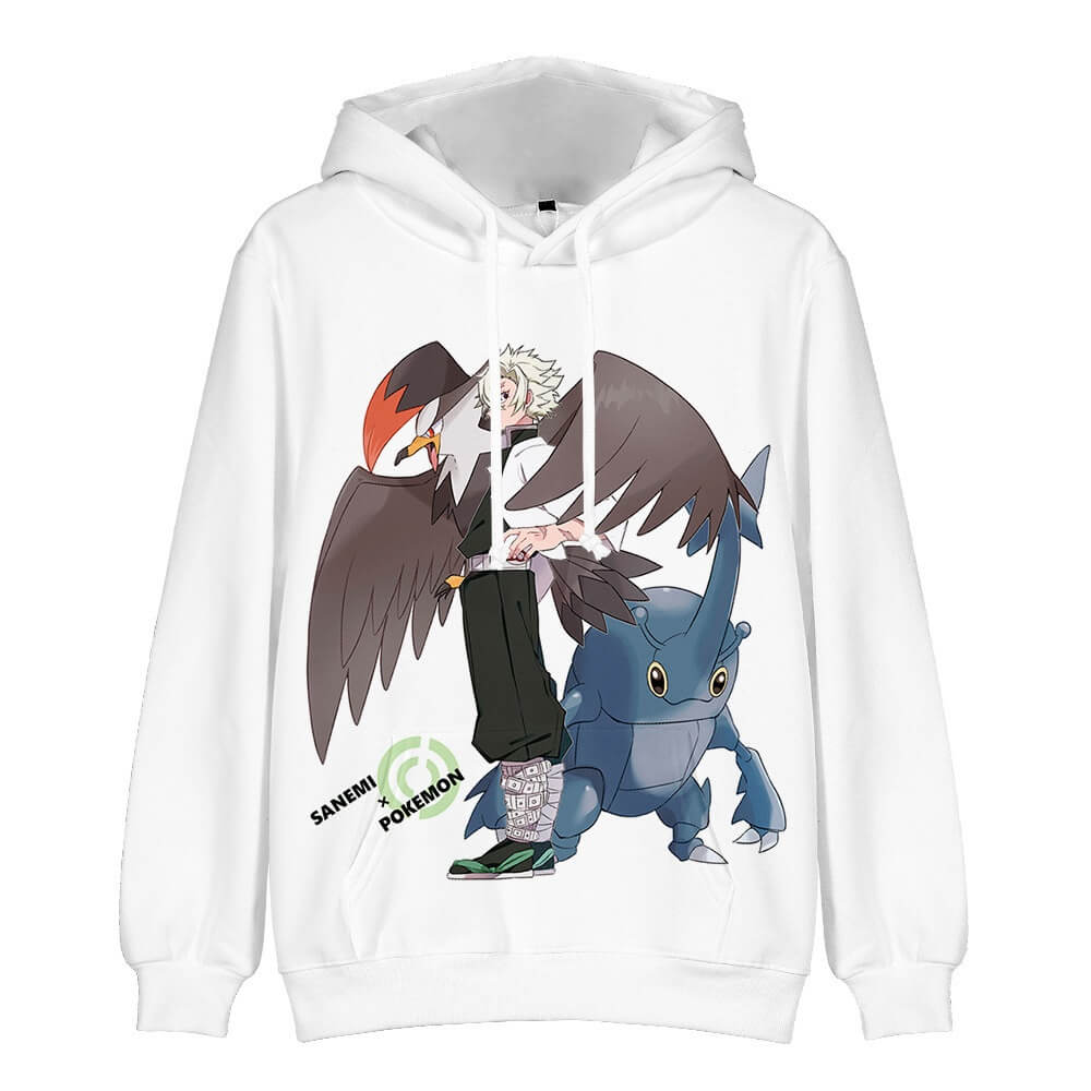 Sanemi x Pokemon long Sleeves hoodie